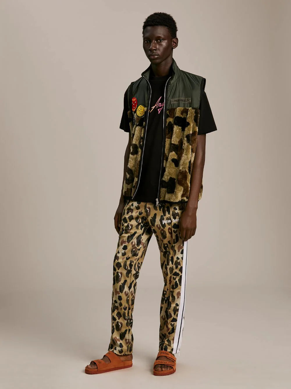 PALM ANGELS CAMO TRACK PANTS