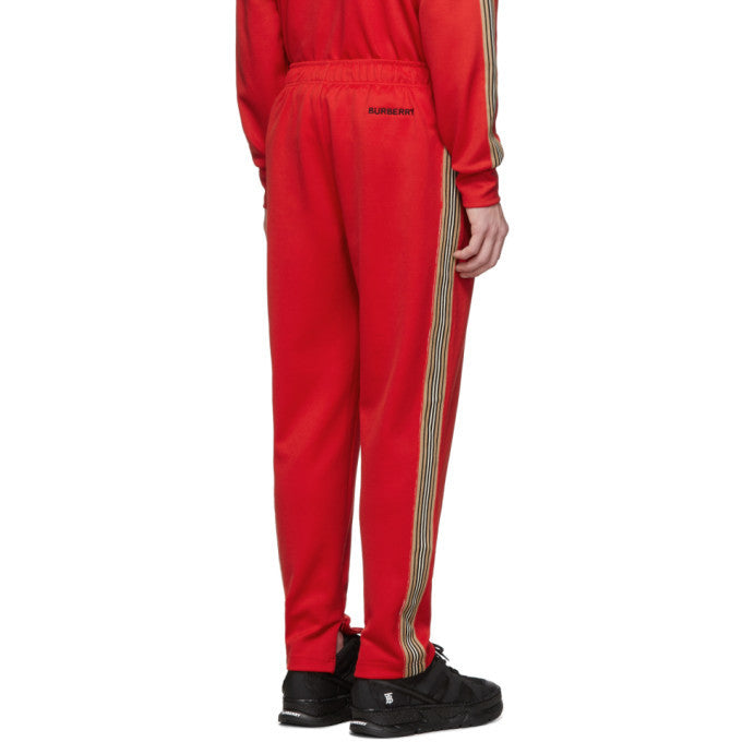 BURBERRY Red Icon Stripe Sorrento Lounge Pants