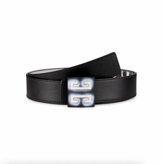 GIVENCHY 4G Spray-Painted Leather Belt