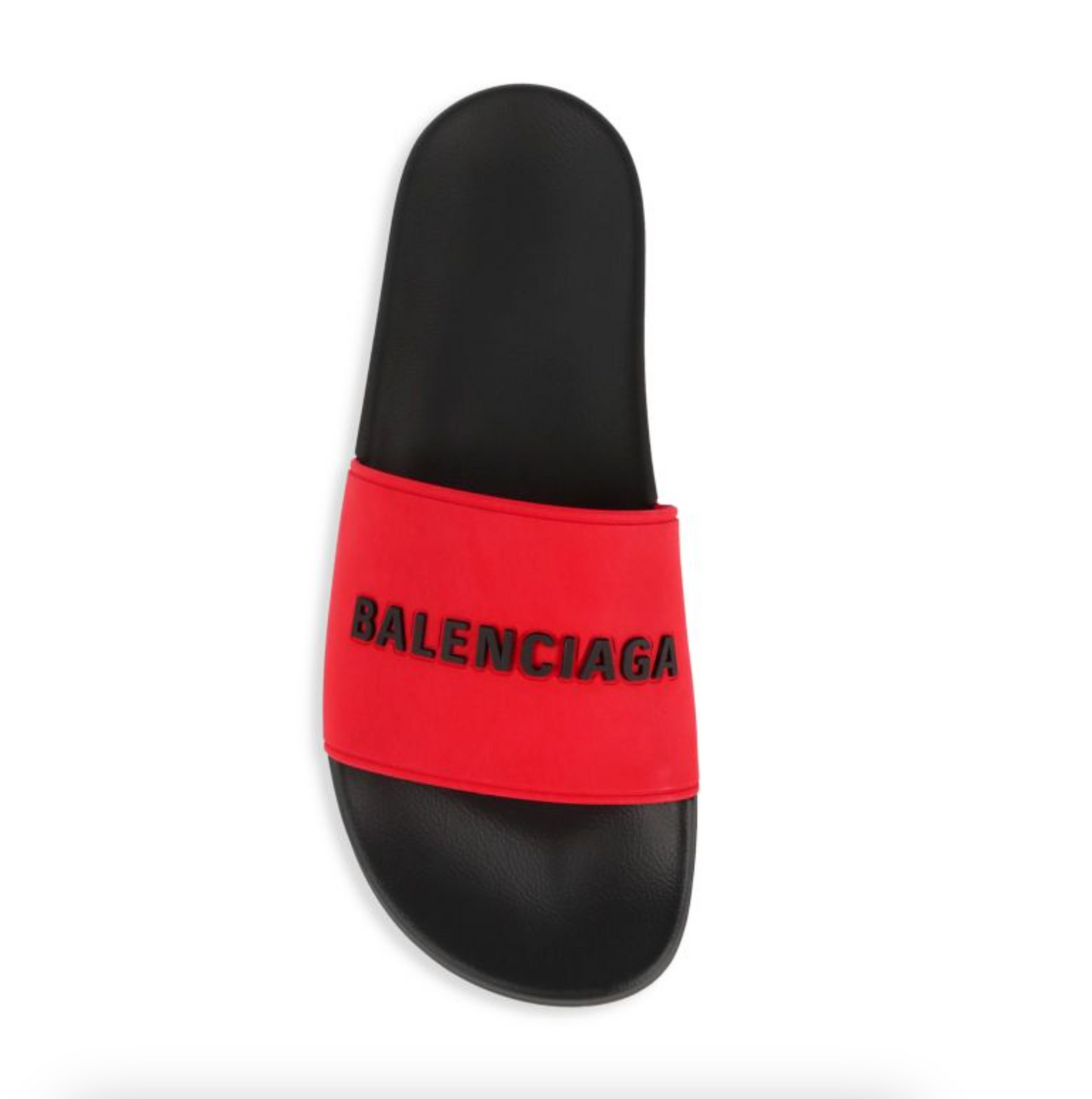 BALENCIAGA Logo Rubber Pool Slide