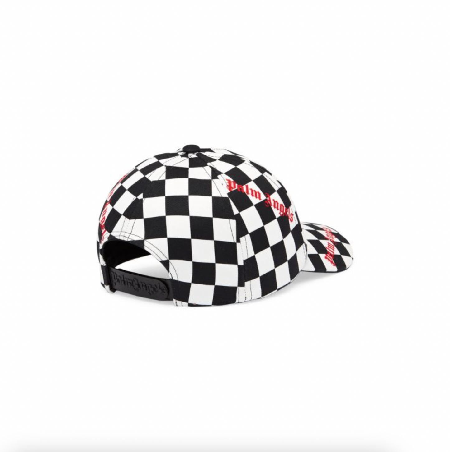 PALM ANGELS Damier Logo Checkered Baseball Cap