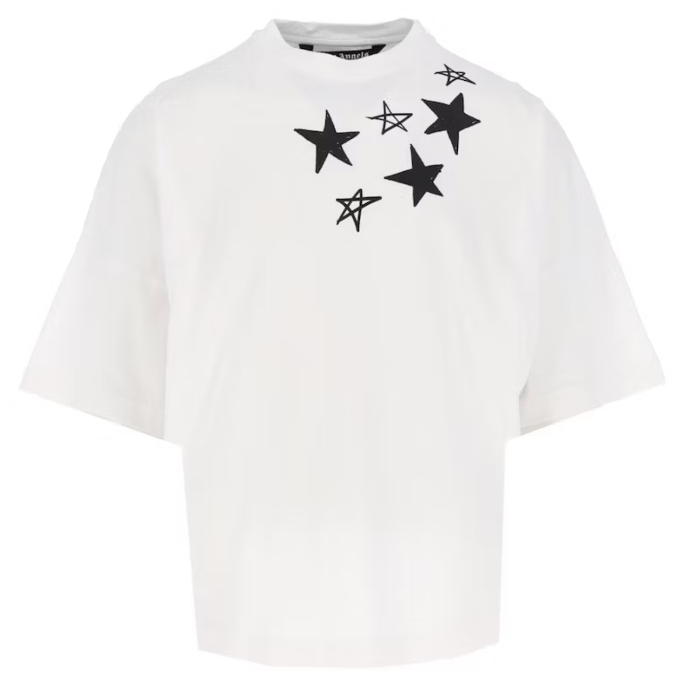 PALM ANGELS  Men's Hooting Stars Printed T-Shirt