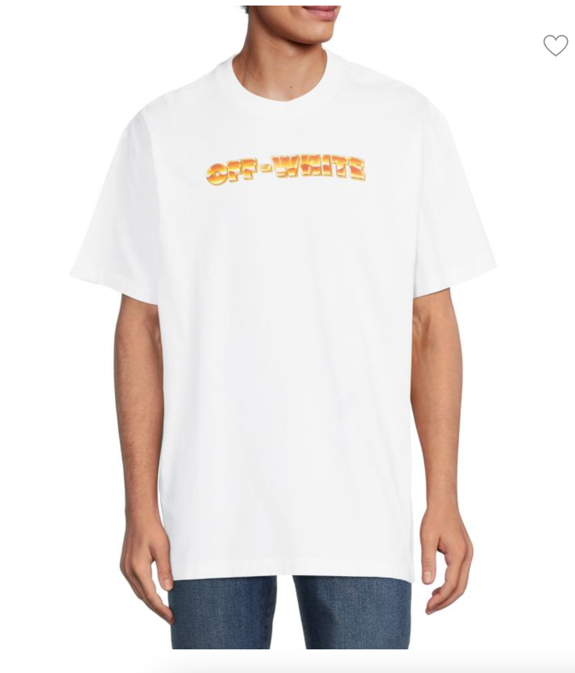 OFF-WHITE Drop Shoulder Logo Tee