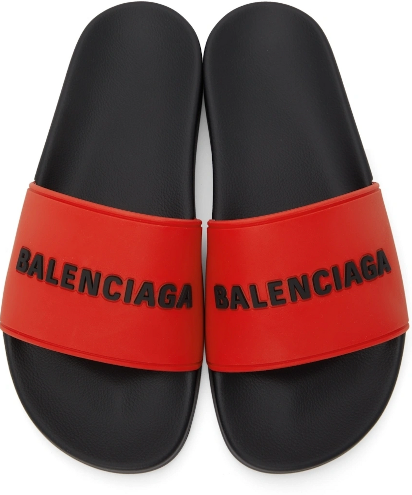 BALENCIAGA Logo Rubber Pool Slide