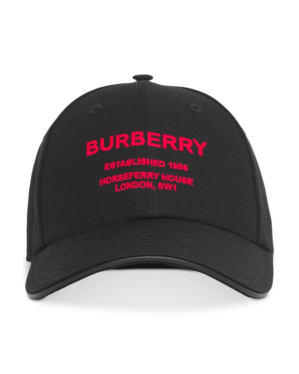 BURBERRY Horseferry Motif Cotton Twill Baseball Cap