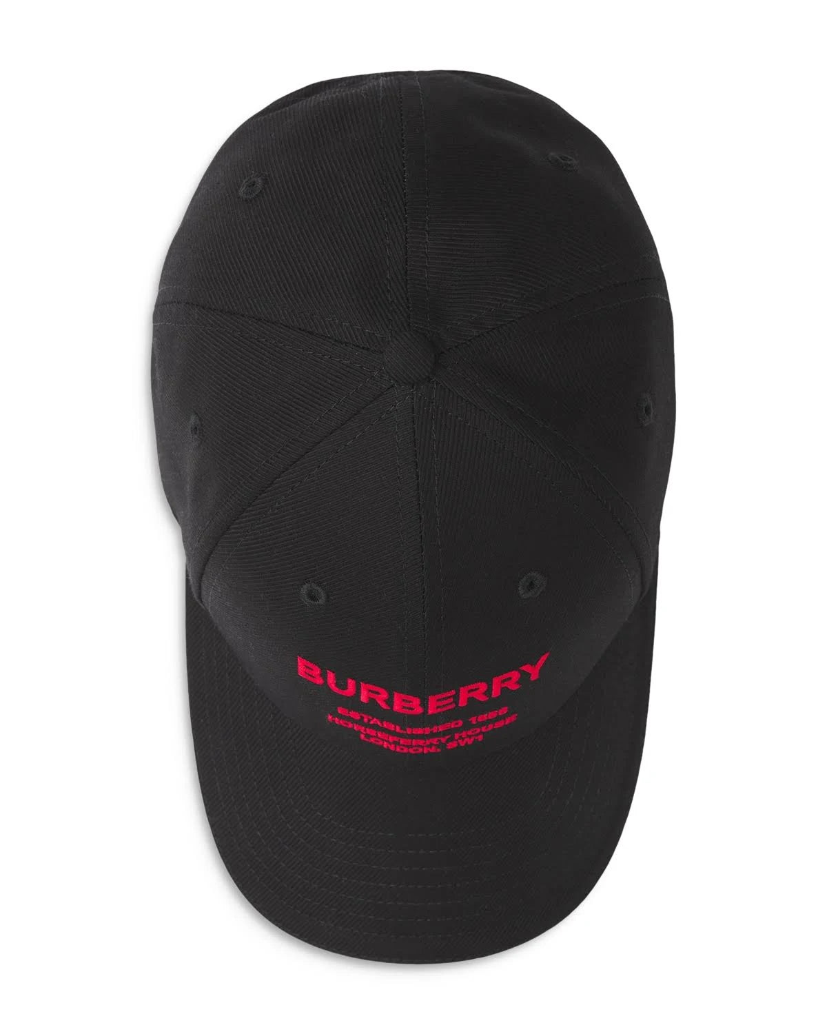 BURBERRY Horseferry Motif Cotton Twill Baseball Cap